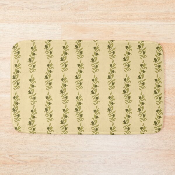 Item preview, Delicate Olive Branch Stripe Botanical Pattern designed and sold by KIrving Designs.