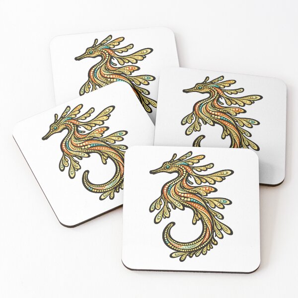 Item preview, Sea Dragon - Colourful Australian River Animal Art designed and sold by Indigenous-Aus.