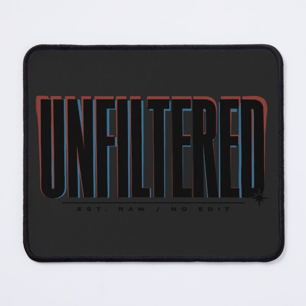 Item preview, UNFILTERED – Minimal Streetwear Typography Graphic designed and sold by dbNIGHT.