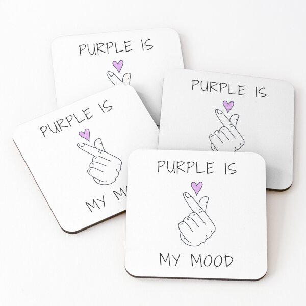 Item preview, Purple is my mood - BTS - Army - Kpop Band designed and sold by Kat Designs Store.