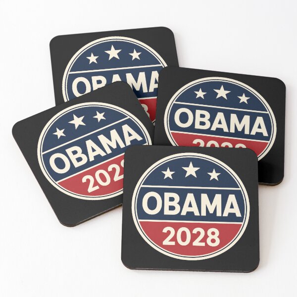 Item preview, Obama 2028 Campaign Circle Retro Political Election Support designed and sold by littlemiscat.