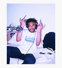 Kevin says 'Hi' - grainy effect Photographic Print