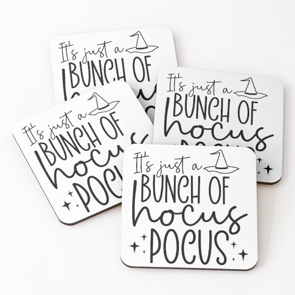 Item preview, It's Just A Bunch Of Hocus Pocus - Cozy Autumn Halloween Vibes Quote designed and sold by FuzionRaptor.