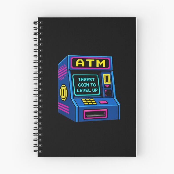 Item preview, Level Up ATM Retro Pixel Art designed and sold by HOUSE OF VMH.