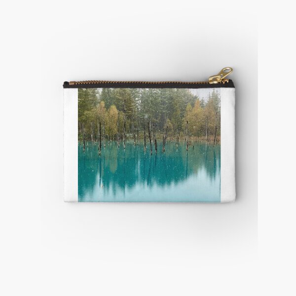 Item preview, Blue Pond in Gentle Snow | Biei, Hokkaido designed and sold by JapanStudio123.