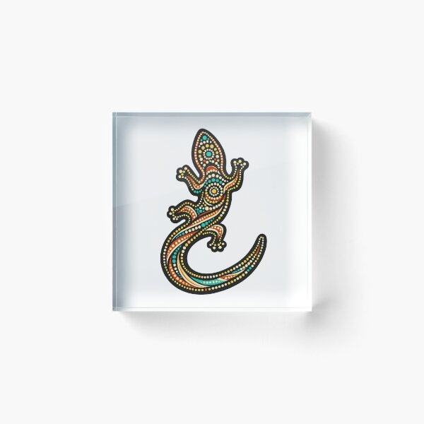 Item preview, Goanna – Indigenous-Inspired Australian Reptile Art designed and sold by Indigenous-Aus.