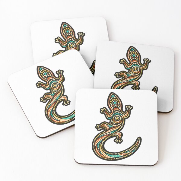 Item preview, Goanna – Indigenous-Inspired Australian Reptile Art designed and sold by Indigenous-Aus.