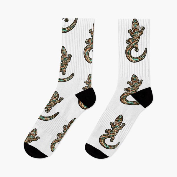 Item preview, Goanna – Indigenous-Inspired Australian Reptile Art designed and sold by Indigenous-Aus.