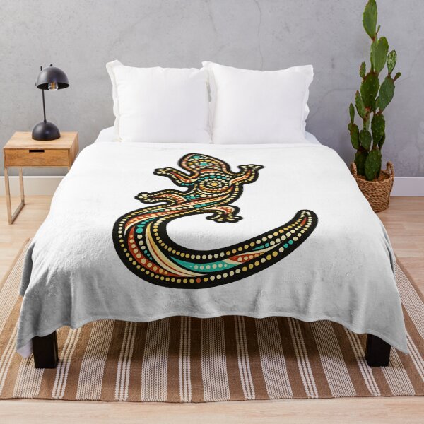 Item preview, Goanna – Indigenous-Inspired Australian Reptile Art designed and sold by Indigenous-Aus.