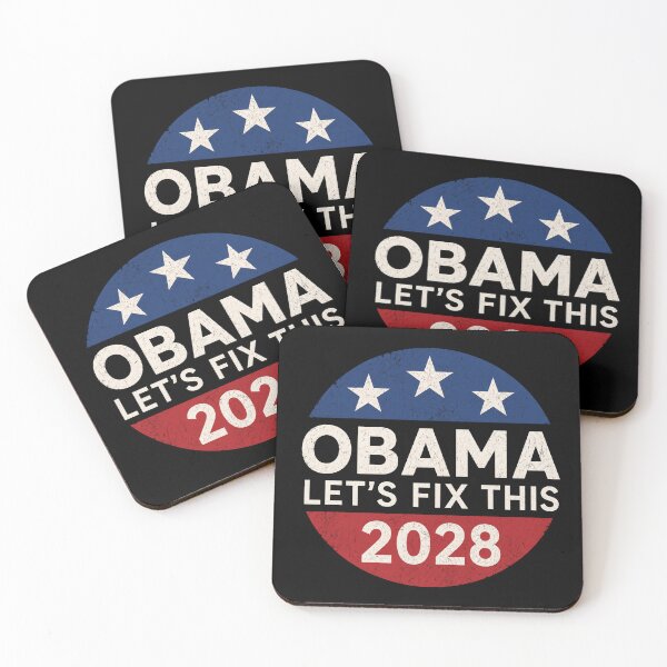 Item preview, Obama 2028 3rd Term Let's Fix This Retro Button Obama 2028 designed and sold by littlemiscat.