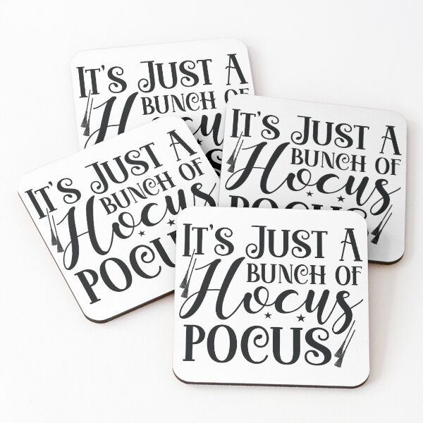 Item preview, It's Just A Bunch Of Hocus Pocus - Cozy Autumn Halloween Vibes Quote designed and sold by FuzionRaptor.
