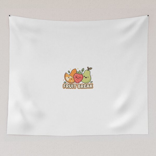 Item preview, Fruit Break Cute Food Illustration designed and sold by GoofyShopp.