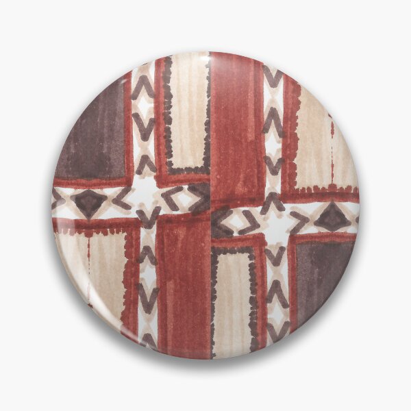Item preview, Neutral Crossroads- Brown, Beige, Rust Abstract Pattern designed and sold by Little Lucid Mind.