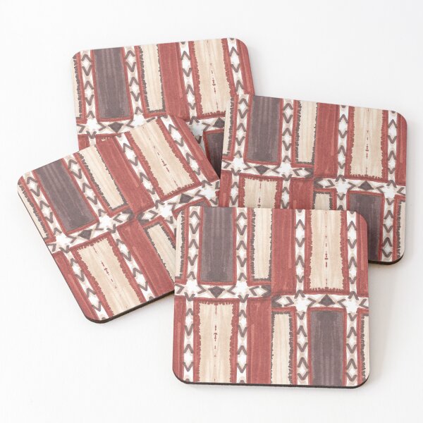 Item preview, Neutral Crossroads- Brown, Beige, Rust Abstract Pattern designed and sold by Little Lucid Mind.