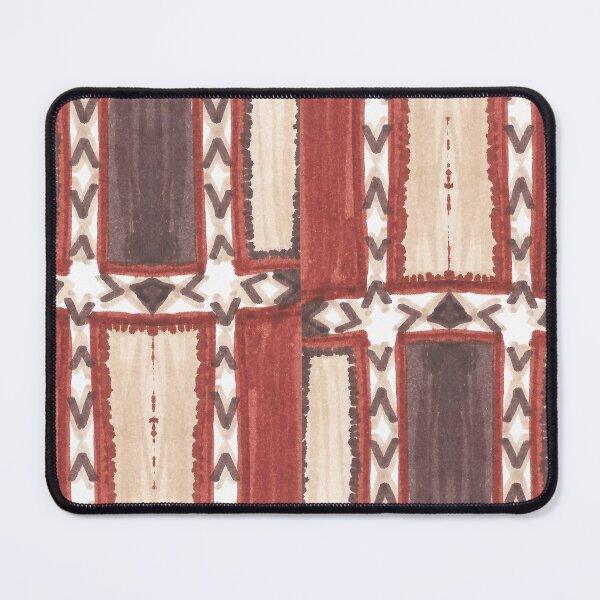 Item preview, Neutral Crossroads- Brown, Beige, Rust Abstract Pattern designed and sold by Little Lucid Mind.