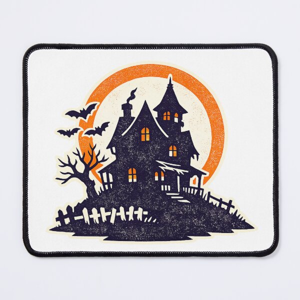 Item preview, Haunted House and Full Moon Halloween Night designed and sold by eignvalue.