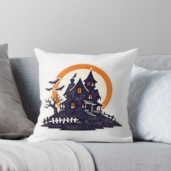 Item preview, Haunted House and Full Moon Halloween Night designed and sold by eignvalue.