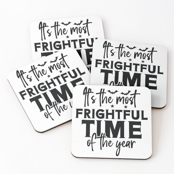 Item preview, It's The Most Frightful Time Of The Year - Autumn Halloween Vibes Quote designed and sold by FuzionRaptor.