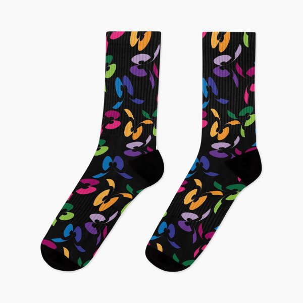 Item preview, Colorful Abstract Floral and Eyes Motif designed and sold by wonghong.