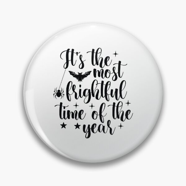 Item preview, It's The Most Frightful Time Of The Year - Retro Autumn Halloween Vibes Quotes Spooky USA Apparel designed and sold by FuzionRaptor.