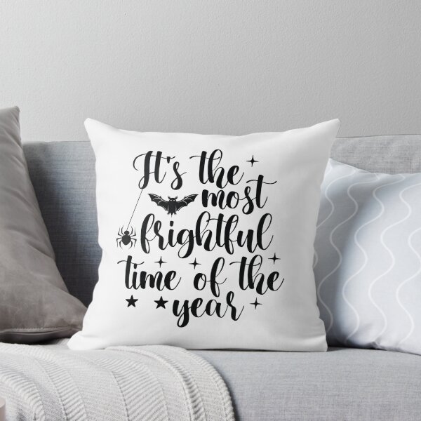 Item preview, It's The Most Frightful Time Of The Year - Retro Autumn Halloween Vibes Quotes Spooky USA Apparel designed and sold by FuzionRaptor.