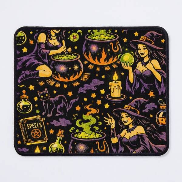 Item preview, Witching Hour – Retro 1950s Witch Pattern designed and sold by Shadowframe Studios.