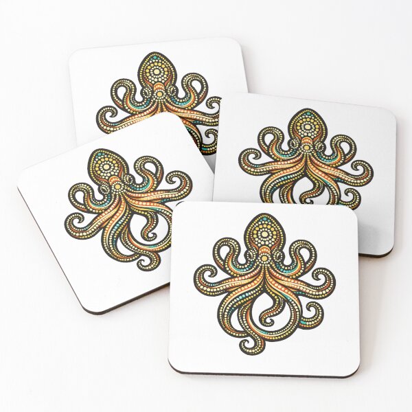 Item preview, Octopus – Indigenous-Inspired Australian Ocean Art designed and sold by Indigenous-Aus.
