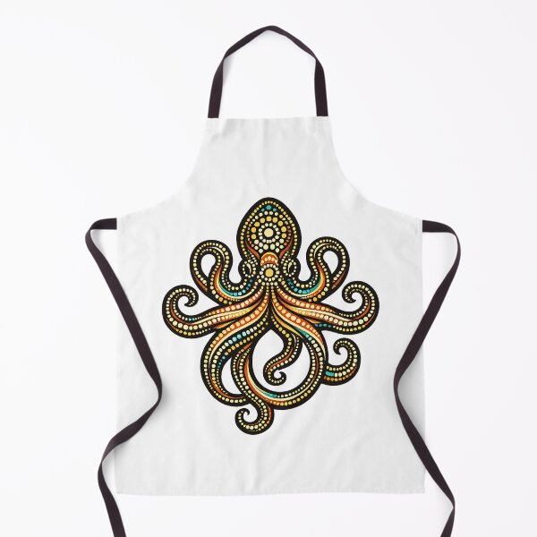 Item preview, Octopus – Indigenous-Inspired Australian Ocean Art designed and sold by Indigenous-Aus.