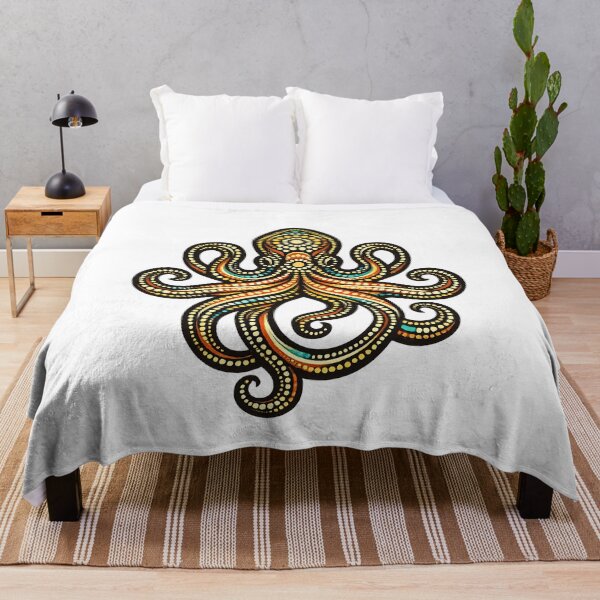 Item preview, Octopus – Indigenous-Inspired Australian Ocean Art designed and sold by Indigenous-Aus.