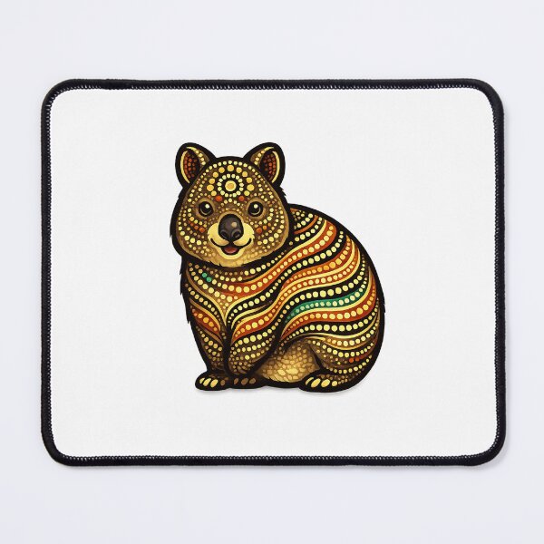 Item preview, Quokka – Indigenous-Inspired Australian Wildlife Art designed and sold by Indigenous-Aus.