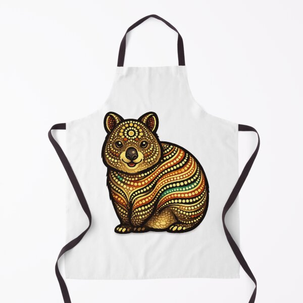 Item preview, Quokka – Indigenous-Inspired Australian Wildlife Art designed and sold by Indigenous-Aus.