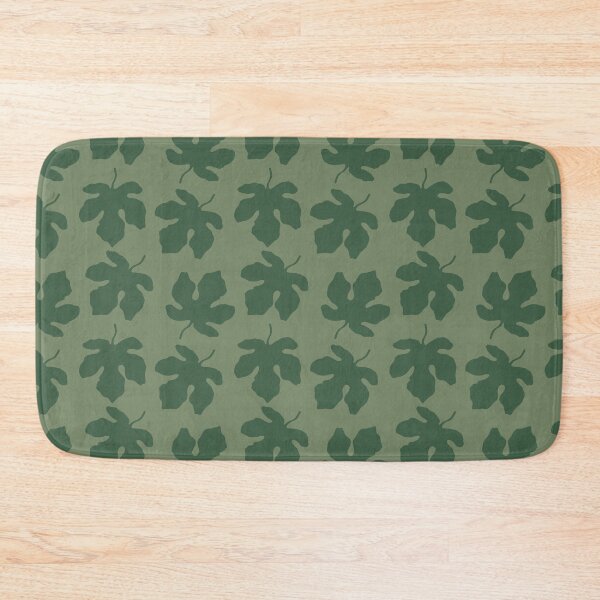Item preview, Minimalist Sage Green Botanical Fig Leaf Pattern designed and sold by KIrving Designs.