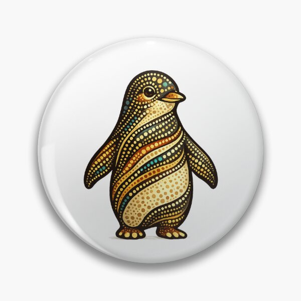Item preview, Penguin – Indigenous-Inspired Australian Wildlife Art designed and sold by Indigenous-Aus.