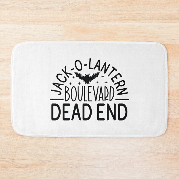 Item preview, Jack-O-Lantern Boulevard Dead End - Autumn Halloween Vibes Quote designed and sold by FuzionRaptor.
