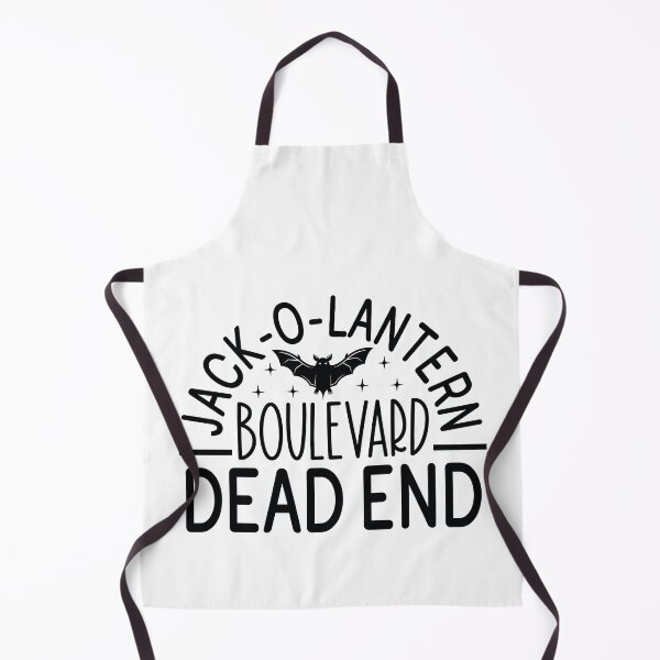 Item preview, Jack-O-Lantern Boulevard Dead End - Autumn Halloween Vibes Quote designed and sold by FuzionRaptor.