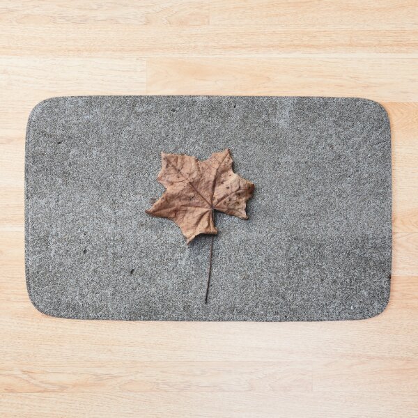 Item preview, Dried Autumn Leaf on Concrete Background designed and sold by 27Tammy27.