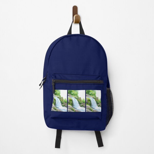 Item preview, Tranquil Waterfall in Lush Forest designed and sold by amusefullife.