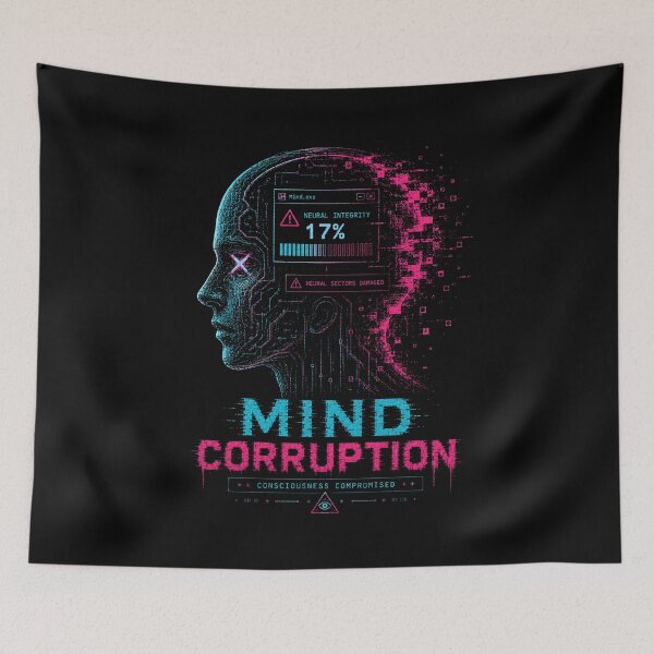 Item preview, Mind Corruption – Consciousness Compromised designed and sold by JupiterGlitchEmpire.