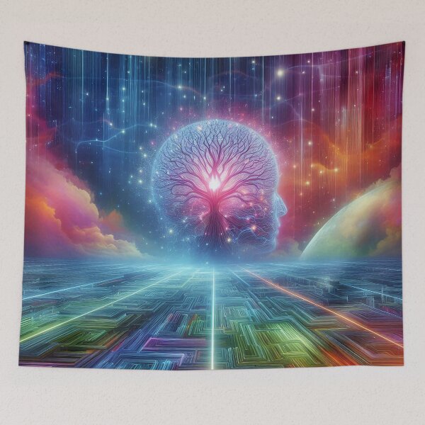 Item preview, Cosmic Neural Awakening designed and sold by nikkolaus.