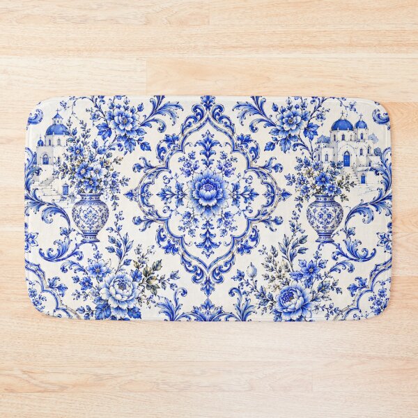 Item preview, Santorini Porcelain Resort Print 2 designed and sold by BlessedBlackBeautiful.