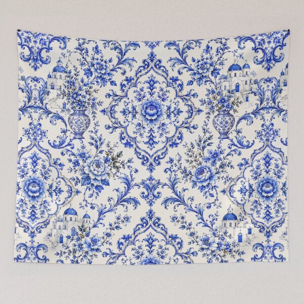 Item preview, Santorini Porcelain Resort Print 2 designed and sold by BlessedBlackBeautiful.