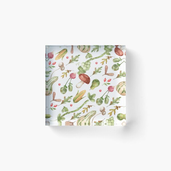 Item preview, Watercolor Harvest Pattern designed and sold by White Rabbit Design .