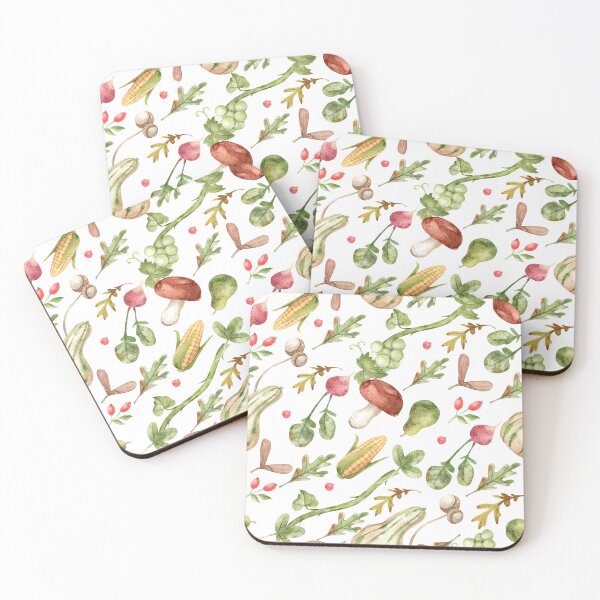 Item preview, Watercolor Harvest Pattern designed and sold by White Rabbit Design .