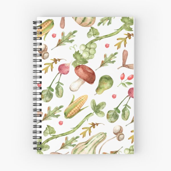 Item preview, Watercolor Harvest Pattern designed and sold by White Rabbit Design .
