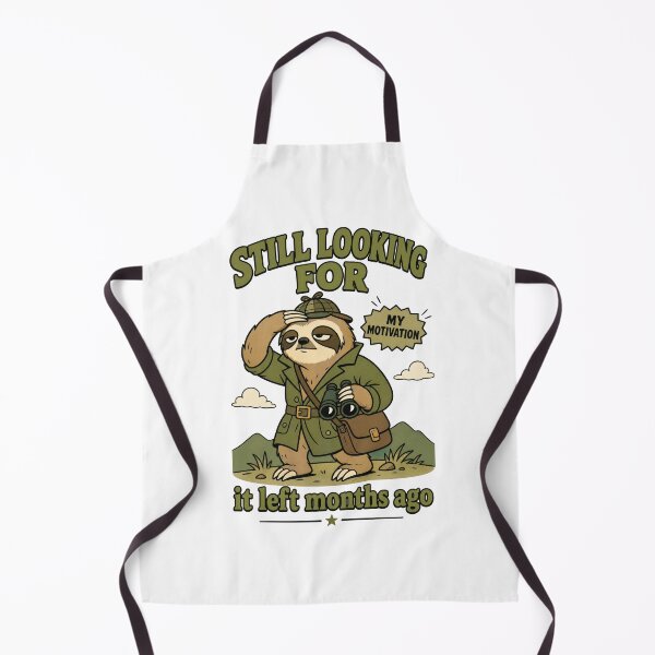 Item preview, Sloth Detective Searching For Motivation designed and sold by NullSpacePrints.