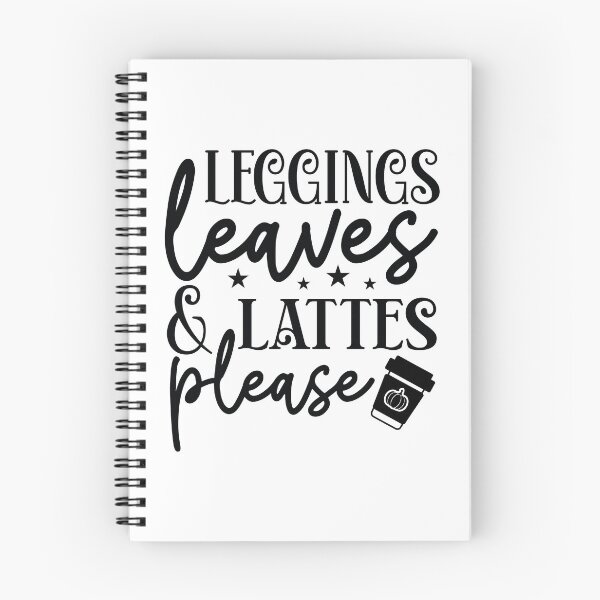 Item preview, Leggings Leaves And Lattes Please - Autumn Halloween Vibes Quote designed and sold by FuzionRaptor.