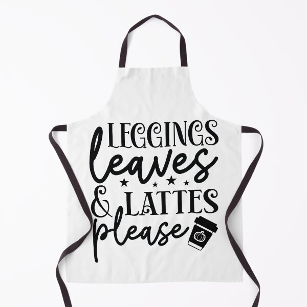 Item preview, Leggings Leaves And Lattes Please - Autumn Halloween Vibes Quote designed and sold by FuzionRaptor.