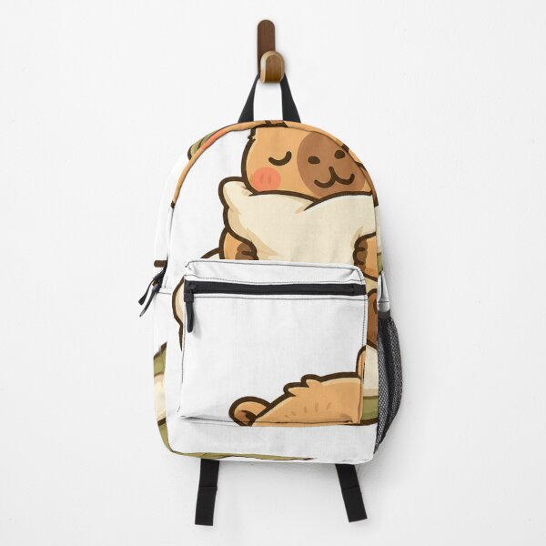 Item preview, Cute Sleeping Capybara Illustration | Cozy Kawaii Animal Design designed and sold by BRAMOVO ⭐⭐⭐.