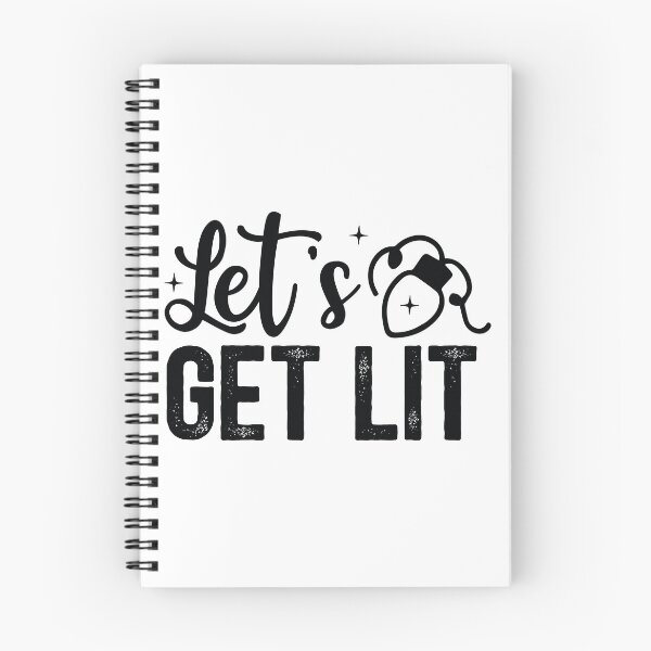 Item preview, Lets Get Lit - Funny Autumn Halloween Vibes Pumpkin Quote designed and sold by FuzionRaptor.