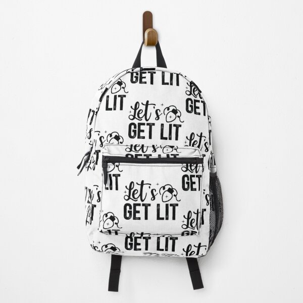 Item preview, Lets Get Lit - Funny Autumn Halloween Vibes Pumpkin Quote designed and sold by FuzionRaptor.